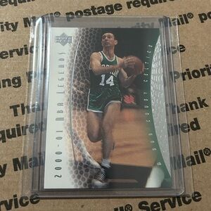 Bob Cousy ‘01 UD NBA Legends Card No. 50